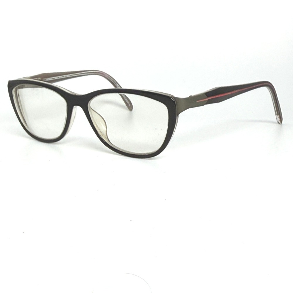 Morel France Eyeglasses Women Cat Eye‎ Black Red Eyewear Frame 51 14 135 21189